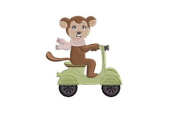Review: Monkey Riding a Moped for Boutique Sweatshirts