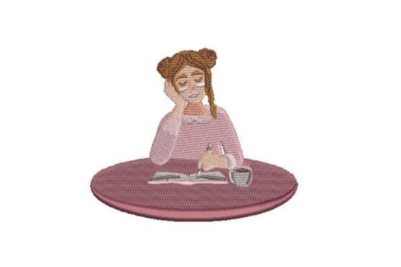 Review: Woman Writing in a Journal for Holiday Sales