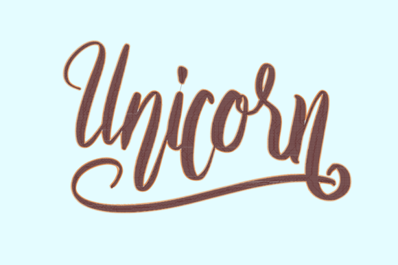 Reviewing Unicorn Brown Lettering for Boutique Sweatshirts