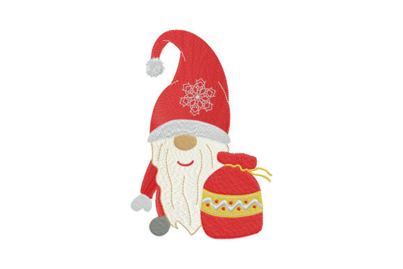 Santa Claus Gnome Design Review for Merch