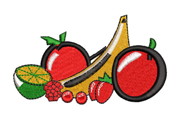 Tropical Fruits Embroidery Design Review for Merch